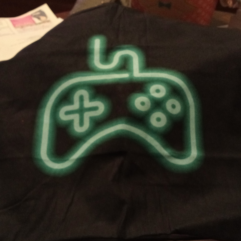 Neon Game Control Pattern Pillowcases - Picture 2 of 2